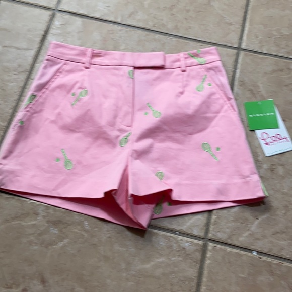 Vintage NwtLilly pulitzer tennis racquet shorts